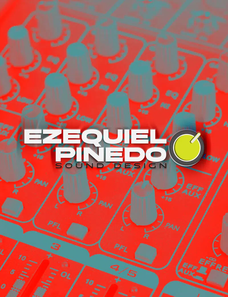 Logo y composición de portada de Ezequiel Pinedo Sounds
